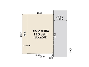土地 船橋市芝山5丁目 区画図