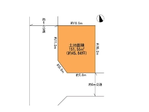 土地 船橋市芝山5丁目 区画図 土地 船橋市芝山5丁目 区画図