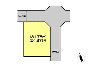 土地 船橋市飯山満町3丁目 区画図