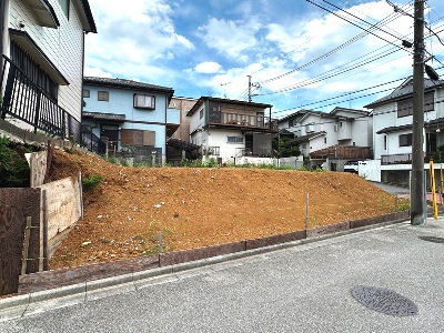 土地 船橋市坪井西1丁目 現地写真