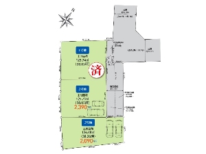 土地 船橋市新高根3丁目 区画図