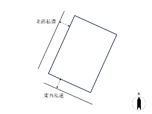 土地 船橋市新高根6丁目 区画図