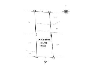 土地 船橋市北本町2丁目 区画図