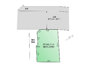 土地 船橋市夏見6丁目 区画図
