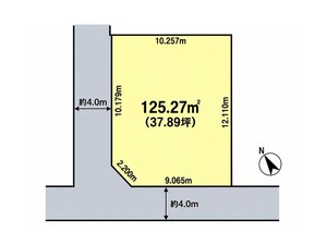 土地 船橋市田喜野井1丁目 区画図