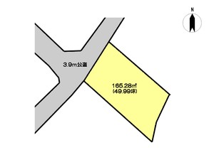土地 船橋市田喜野井4丁目 区画図