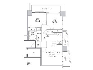 ライオンズマンション船橋駅前 船橋市本町5丁目 間取図
