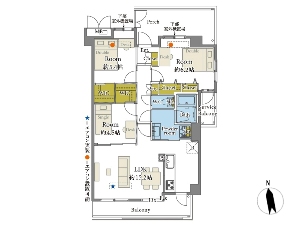 ダイアパレスステーションサイド船橋 船橋市海神1丁目 間取図