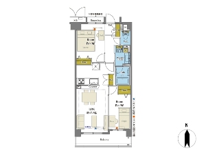 船橋ヒルズ 船橋市本町7丁目 間取図