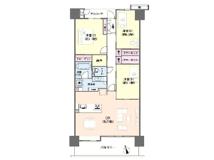 プリズム 船橋市浜町2丁目 間取図