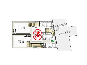 新築一戸建て 船橋市南本町 配置図