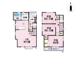 新築一戸建て 船橋市前原西3丁目 間取図