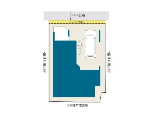 新築一戸建て 船橋市宮本1丁目 配置図