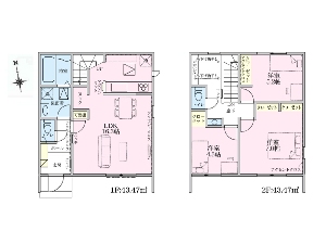 新築一戸建て 船橋市三山1丁目 間取図