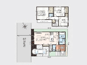 新築一戸建て 船橋市田喜野井6丁目 間取図
