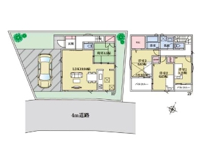 新築一戸建て 船橋市田喜野井5丁目 間取図