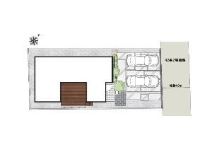 新築一戸建て 船橋市前原西8丁目 配置図