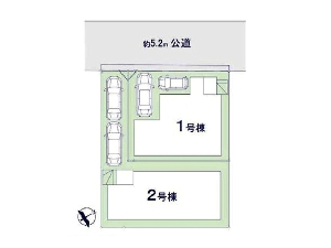 新築一戸建て 船橋市習志野台8丁目 配置図