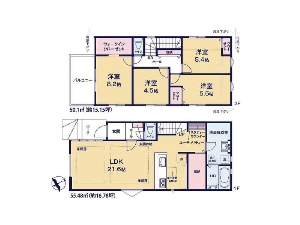 新築一戸建て 船橋市習志野台8丁目 間取図