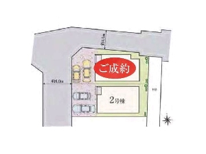 新築一戸建て 船橋市西習志野3丁目 配置図