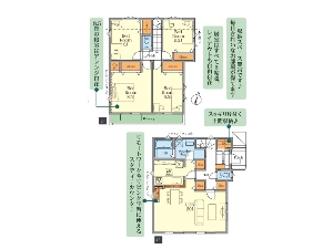 新築一戸建て 船橋市飯山満町3丁目 間取図