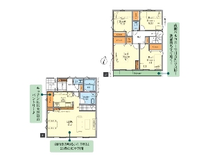 新築一戸建て 船橋市飯山満町3丁目 間取図