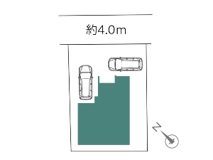 新築一戸建て 船橋市新高根5丁目 配置図