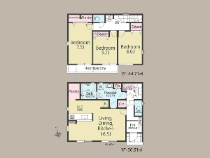 新築一戸建て 船橋市夏見6丁目 間取図 新築一戸建て 船橋市夏見6丁目 間取図