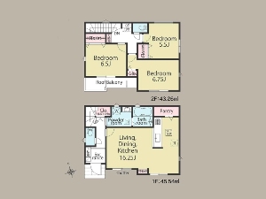 新築一戸建て 船橋市夏見6丁目 間取図 新築一戸建て 船橋市夏見6丁目 間取図