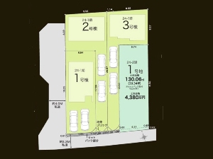 新築一戸建て 船橋市夏見6丁目 配置図 新築一戸建て 船橋市夏見6丁目 配置図