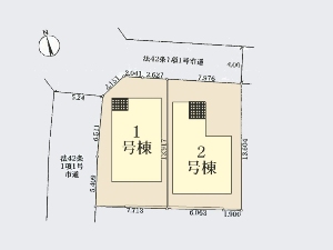 新築一戸建て 船橋市夏見台1丁目 配置図 新築一戸建て 船橋市夏見台1丁目 配置図