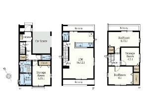 新築一戸建て 船橋市海神6丁目 間取図 新築一戸建て 船橋市海神6丁目 間取図
