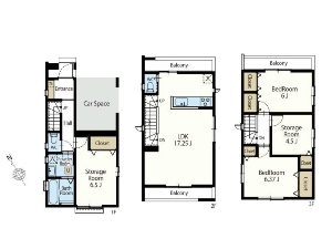 新築一戸建て 船橋市海神6丁目 間取図 新築一戸建て 船橋市海神6丁目 間取図