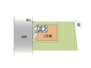 新築一戸建て 船橋市海神3丁目 配置図 新築一戸建て 船橋市海神3丁目 配置図