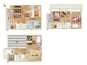 新築一戸建て 船橋市海神3丁目 間取図 新築一戸建て 船橋市海神3丁目 間取図