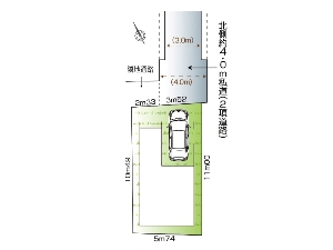 新築一戸建て 船橋市南本町 配置図 新築一戸建て 船橋市南本町 配置図