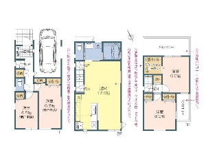 新築一戸建て 船橋市南本町 間取図 新築一戸建て 船橋市南本町 間取図