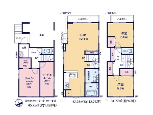新築一戸建て 船橋市北本町2丁目 間取図 新築一戸建て 船橋市北本町2丁目 間取図