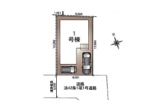 新築一戸建て 船橋市夏見台4丁目 配置図 新築一戸建て 船橋市夏見台4丁目 配置図