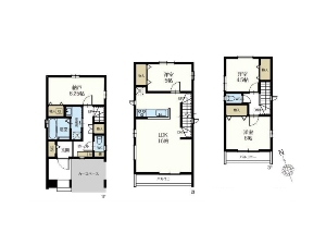 新築一戸建て 船橋市北本町2丁目 間取図