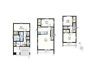 新築一戸建て 船橋市北本町2丁目 間取図