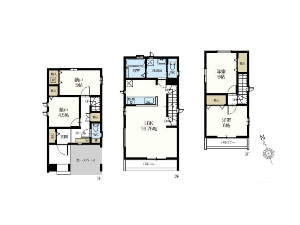 新築一戸建て 船橋市北本町2丁目 間取図 新築一戸建て 船橋市北本町2丁目 間取図