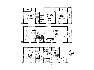 新築一戸建て 船橋市浜町1丁目 間取図 新築一戸建て 船橋市浜町1丁目 間取図
