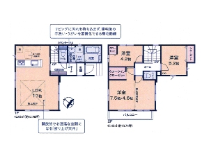 新築一戸建て 船橋市東船橋6丁目 間取図