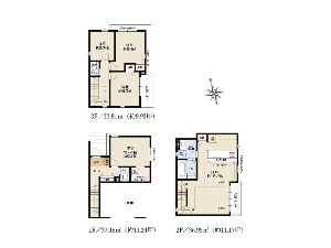 新築一戸建て 新築一戸建て 船橋市前原西1丁目 間取図 新築一戸建て 新築一戸建て 船橋市前原西1丁目 間取図