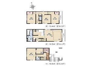 新築一戸建て 新築一戸建て 船橋市前原西1丁目 間取図