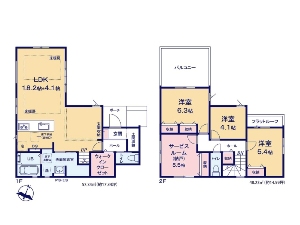 新築一戸建て 船橋市西習志野2丁目 間取図