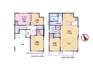 新築一戸建て 船橋市前原西6丁目 間取図 新築一戸建て 船橋市前原西6丁目 間取図