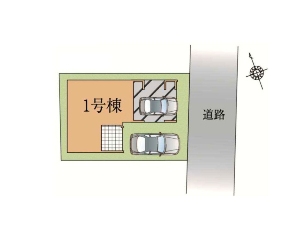 新築一戸建て 船橋市前原西2丁目 配置図