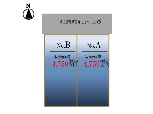 築後未入居住宅 船橋市市場1丁目 配置図